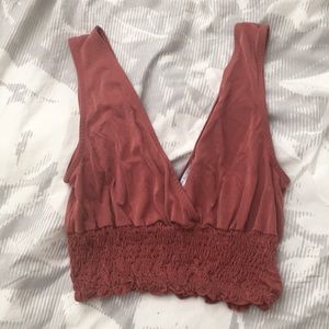 Urban Outfitters V Neck Crop Top